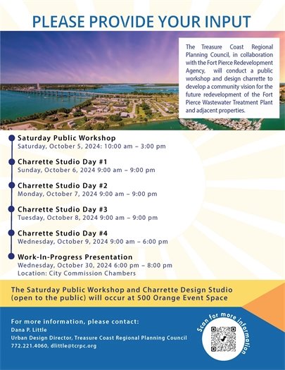 Western Peninsula Charrette Workshop Flyer