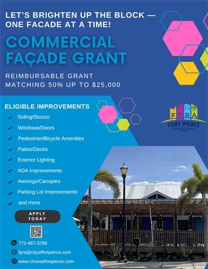 Commercial Facade Grant Flyer