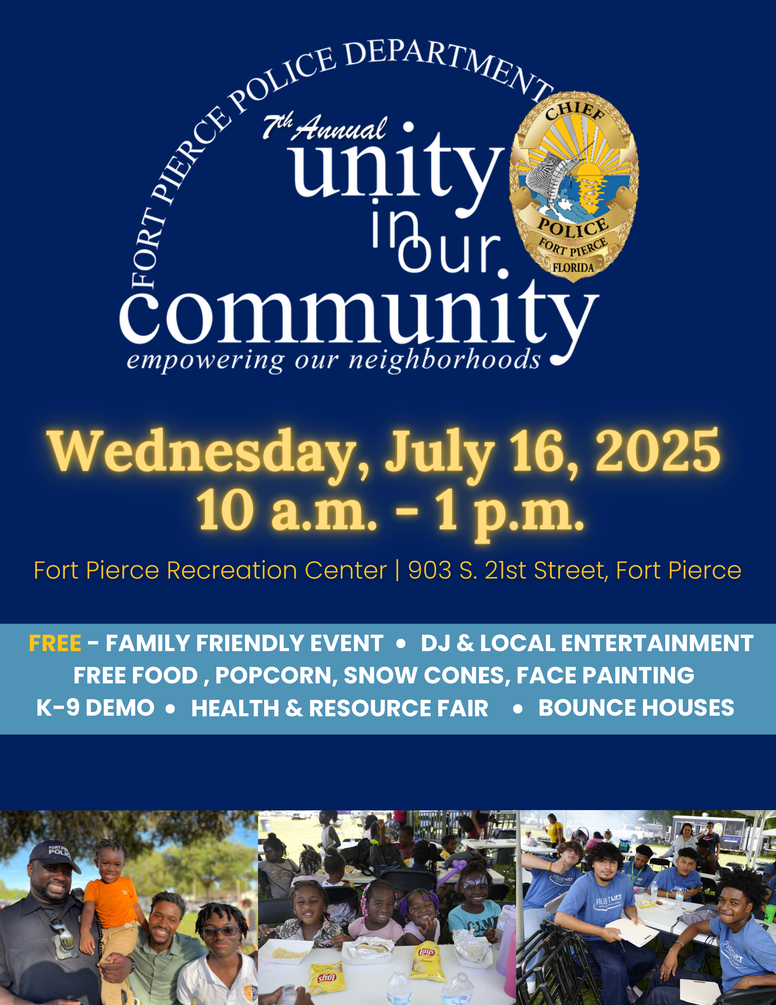 Unity in Our Community Flyer 