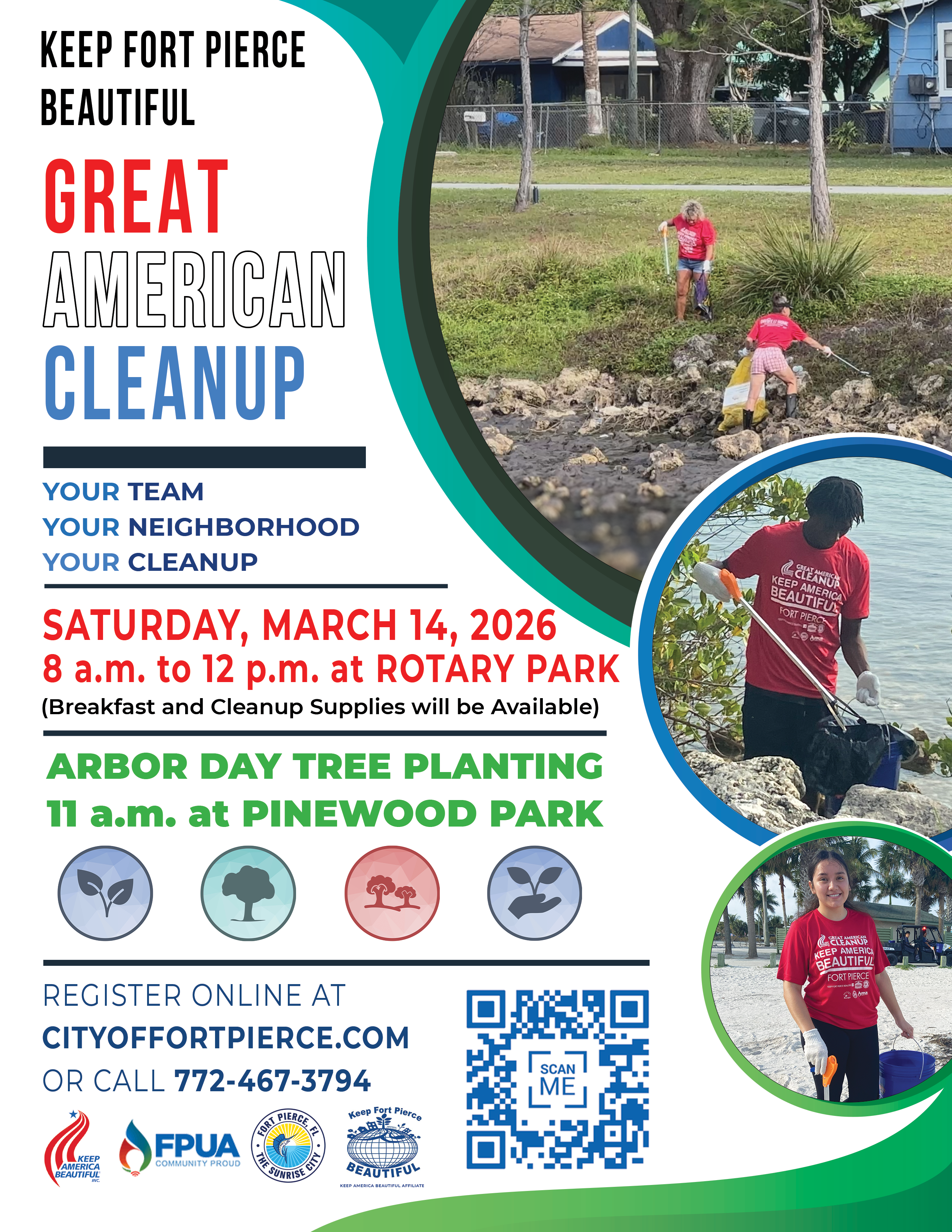 2026 Great American Cleanup Flyer with Details
